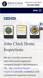 Mobile Screenshot of johnchickhomeinspections.com